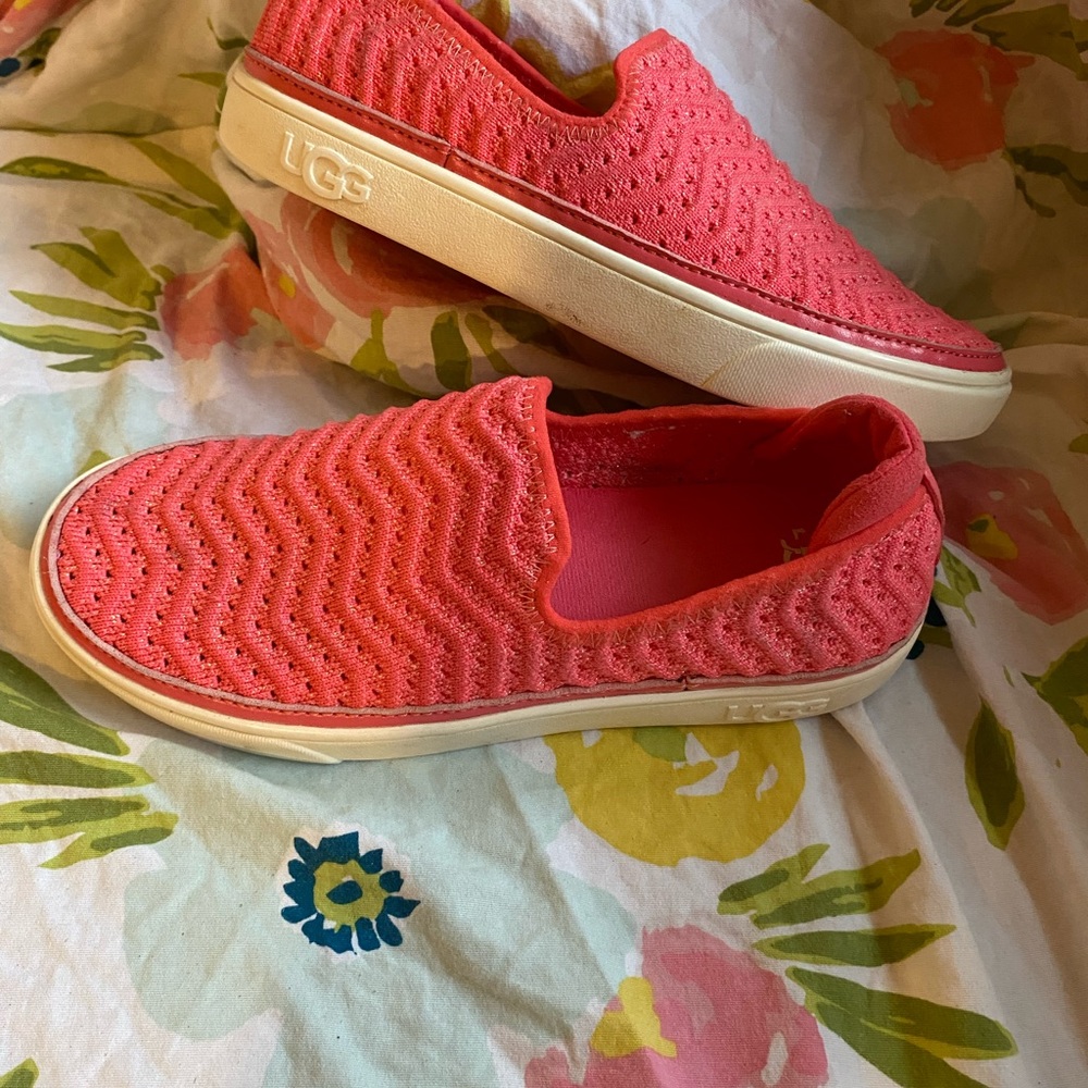 UGG Caplan Metallic Knit Slip On Shoes - Picture 3 of 5